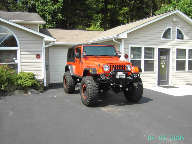 06 Jeep tj orange #5