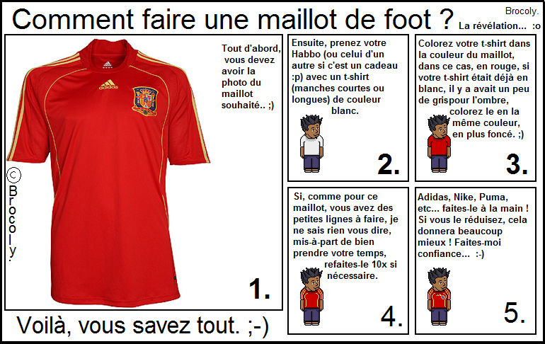 Tuto Pour Faire Un Maillot De Foot