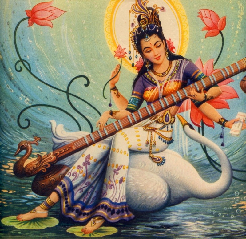 The Goddess Sarasvati