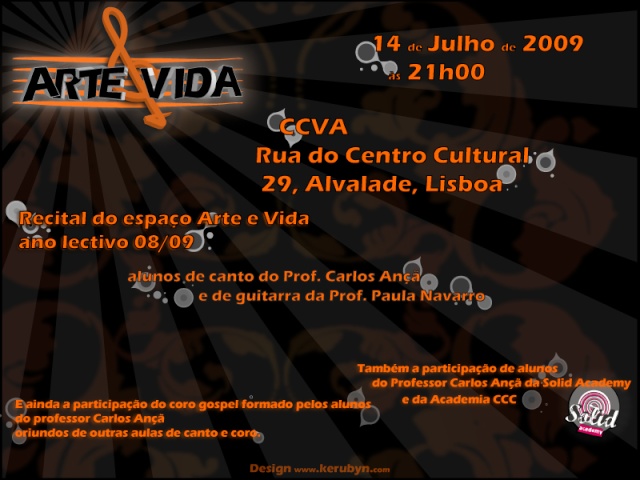 RECITAL - HOJE - 14 de Julho em Lisboa