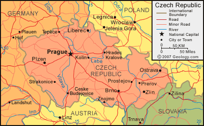 خرائط واعلام التشيك 2012 -Maps and flags Czech Republic 2012