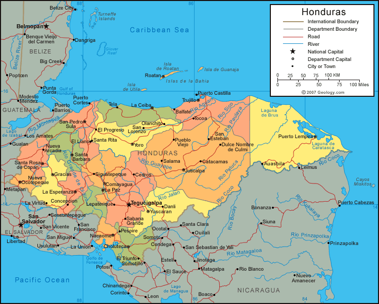 خرائط  واعلام السلفادور 2012 -Maps and flags of El Salvador 2012