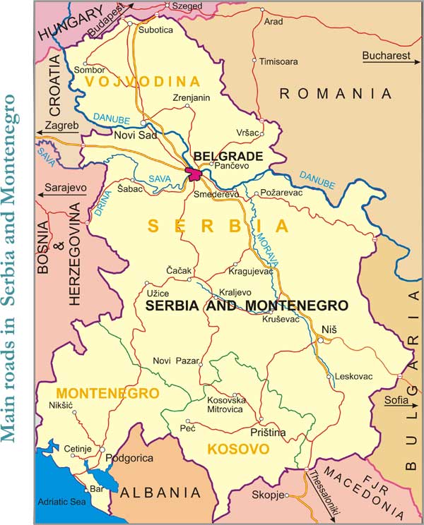 خرائط واعلام صربيا 2012 -Maps and flags of Serbia 2012