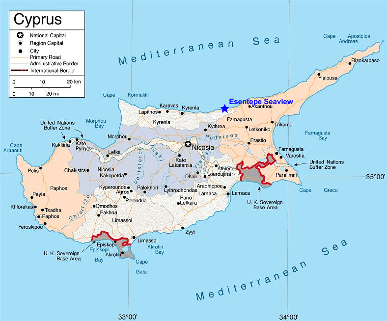 خرائط واعلام قبرص 2012 -Maps and flags of Cyprus 2012