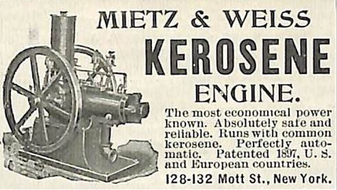 1898  Moteur MIETZ & WEISS 